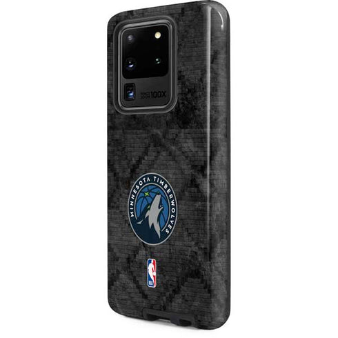 NBA Minnesota Timberwolves Dark Rust Galaxy S20 Ultra 5G Pro Case
