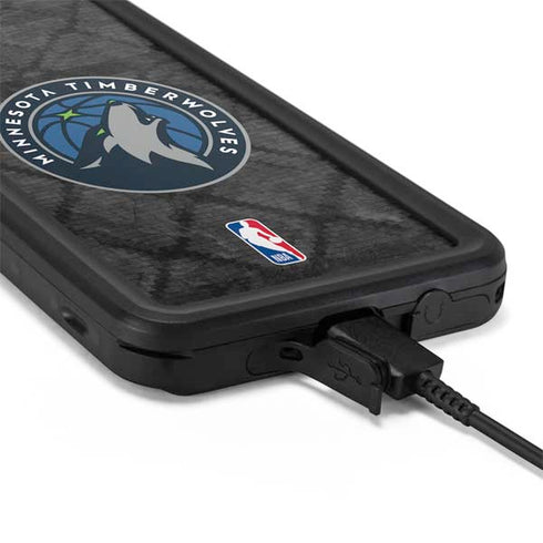 NBA Minnesota Timberwolves Dark Rust Galaxy S20 Waterproof Case