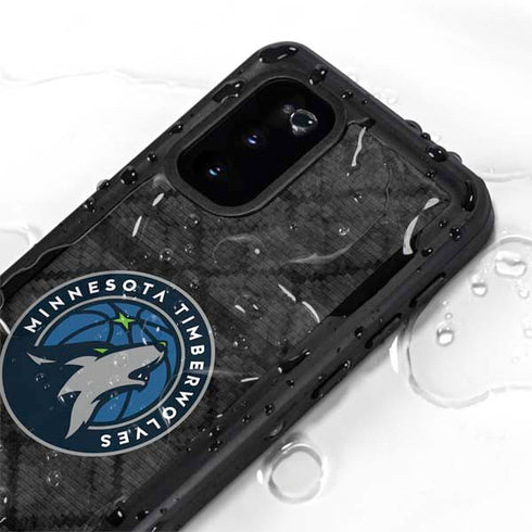 NBA Minnesota Timberwolves Dark Rust Galaxy S20 Waterproof Case