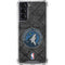 NBA Minnesota Timberwolves Dark Rust Galaxy S21 5G Clear Case