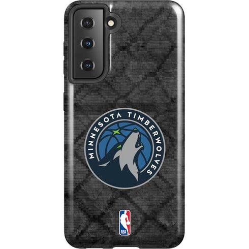 NBA Minnesota Timberwolves Dark Rust Galaxy S21 5G Pro Case