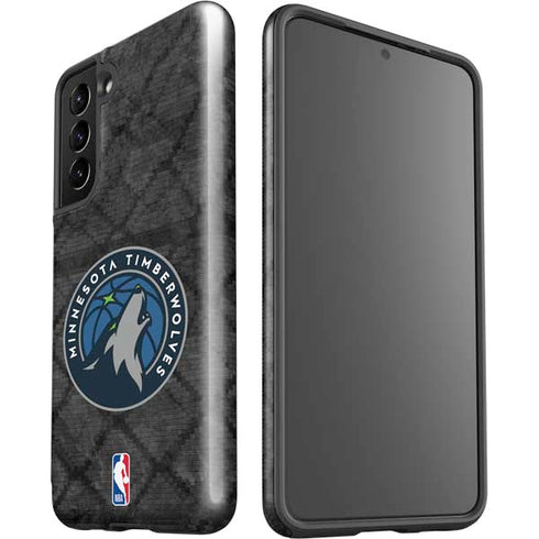 NBA Minnesota Timberwolves Dark Rust Galaxy S21 5G Pro Case