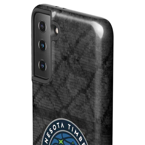 NBA Minnesota Timberwolves Dark Rust Galaxy S21 FE Pro Case