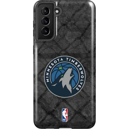 NBA Minnesota Timberwolves Dark Rust Galaxy S21 Plus 5G Pro Case