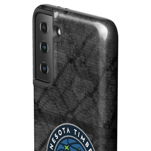 NBA Minnesota Timberwolves Dark Rust Galaxy S21 Plus 5G Pro Case