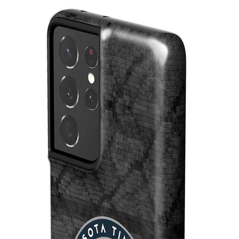 NBA Minnesota Timberwolves Dark Rust Galaxy S21 Ultra 5G Pro Case