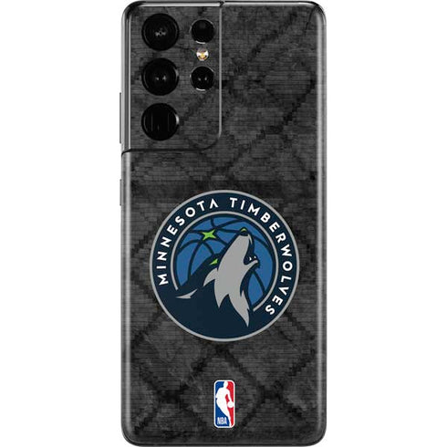 NBA Minnesota Timberwolves Dark Rust Galaxy S21 Ultra 5G Skin