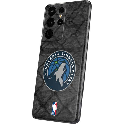 NBA Minnesota Timberwolves Dark Rust Galaxy S21 Ultra 5G Skin