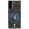 NBA Minnesota Timberwolves Dark Rust Galaxy S22 Plus Clear Case