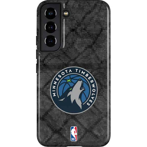 NBA Minnesota Timberwolves Dark Rust Galaxy S22 Pro Case