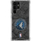 NBA Minnesota Timberwolves Dark Rust Galaxy S22 Ultra Clear Case