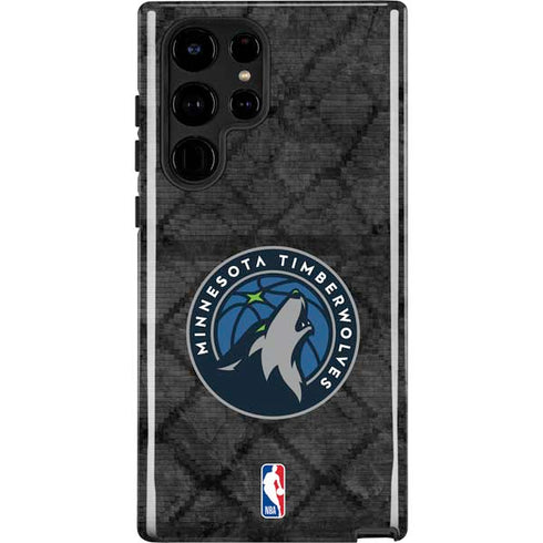NBA Minnesota Timberwolves Dark Rust Galaxy S22 Ultra Pro Case