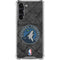 NBA Minnesota Timberwolves Dark Rust Galaxy S23 FE Clear Case
