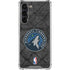 NBA Minnesota Timberwolves Dark Rust Galaxy S23 FE Clear Case