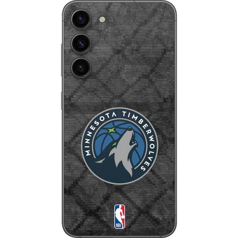 NBA Minnesota Timberwolves Dark Rust Galaxy S23 FE Skin