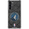 NBA Minnesota Timberwolves Dark Rust Galaxy S23 Plus Clear Case