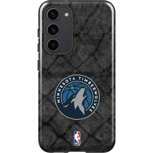 NBA Minnesota Timberwolves Dark Rust Galaxy S23 Plus Pro Case