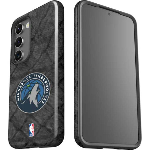 NBA Minnesota Timberwolves Dark Rust Galaxy S23 Pro Case