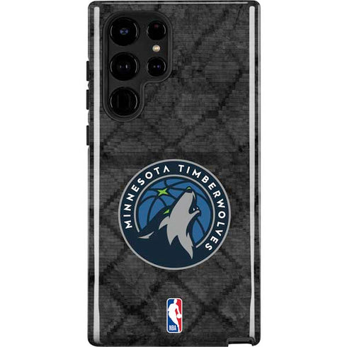 NBA Minnesota Timberwolves Dark Rust Galaxy S23 Ultra Pro Case