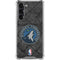 NBA Minnesota Timberwolves Dark Rust Galaxy S24 FE Clear Case