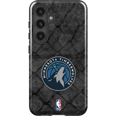 NBA Minnesota Timberwolves Dark Rust Galaxy S25 Impact Case