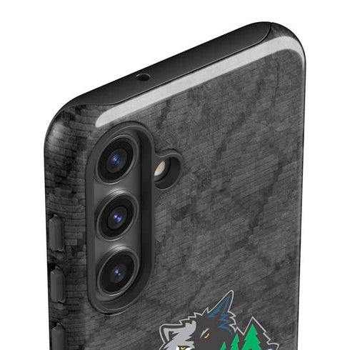 NBA Minnesota Timberwolves Dark Rust Galaxy S25 Plus Impact Case