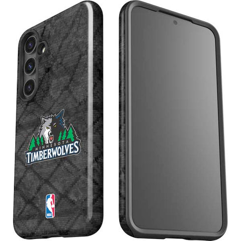 NBA Minnesota Timberwolves Dark Rust Galaxy S25 Plus Impact Case