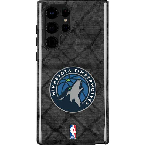 NBA Minnesota Timberwolves Dark Rust Galaxy S25 Ultra Impact Case