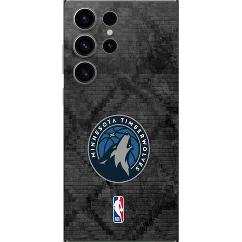 NBA Minnesota Timberwolves Dark Rust Galaxy S24 Ultra Skin