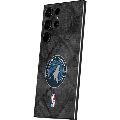 NBA Minnesota Timberwolves Dark Rust Galaxy S24 Ultra Skin