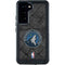 NBA Minnesota Timberwolves Dark Rust Galaxy S24 Waterproof Case