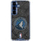 NBA Minnesota Timberwolves Dark Rust Galaxy S25 Plus Clear Case