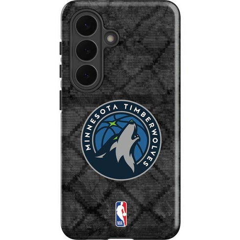 NBA Minnesota Timberwolves Dark Rust Galaxy S26 Impact Case
