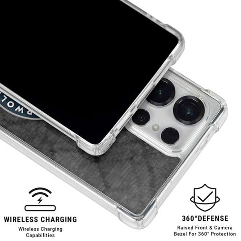 NBA Minnesota Timberwolves Dark Rust Galaxy S26 Ultra Clear Case
