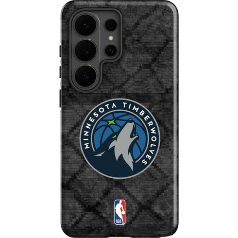 NBA Minnesota Timberwolves Dark Rust Galaxy S26 Ultra Impact Case