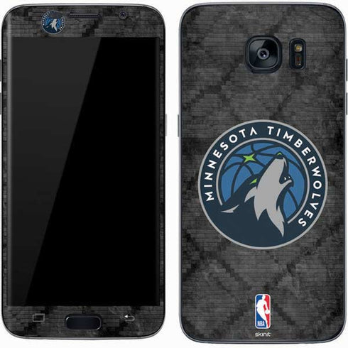 NBA Minnesota Timberwolves Dark Rust Galaxy S7 Skin