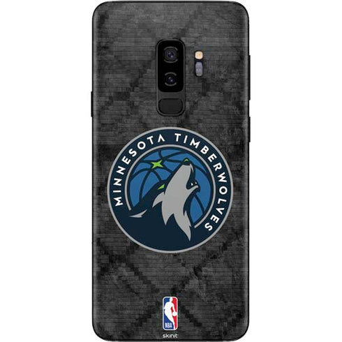 NBA Minnesota Timberwolves Dark Rust Galaxy S9 Plus Skin