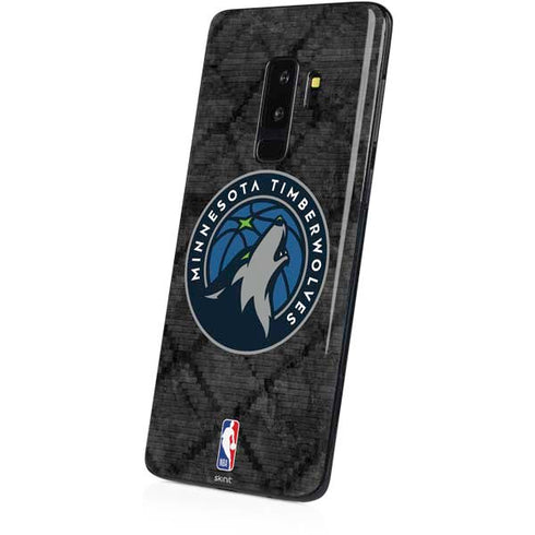 NBA Minnesota Timberwolves Dark Rust Galaxy S9 Plus Skin