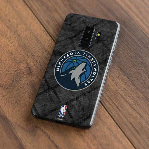 NBA Minnesota Timberwolves Dark Rust Galaxy S9 Plus Skin