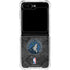 NBA Minnesota Timberwolves Dark Rust Galaxy Z Flip5 5G Clear Case