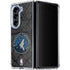 NBA Minnesota Timberwolves Dark Rust Galaxy Z Fold5 5G Clear Case