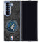 NBA Minnesota Timberwolves Dark Rust Galaxy Z Fold6 Clear Case