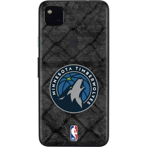 NBA Minnesota Timberwolves Dark Rust Google Pixel 4a Skin