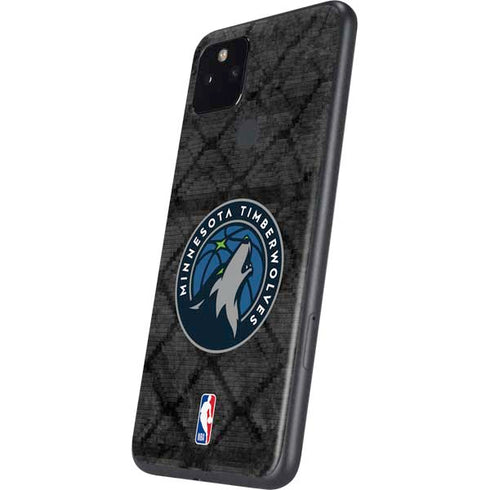 NBA Minnesota Timberwolves Dark Rust Google Pixel 5a Skin