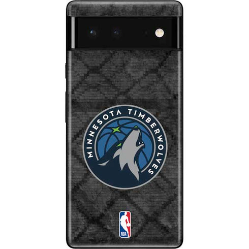 NBA Minnesota Timberwolves Dark Rust Google Pixel 6 Skin