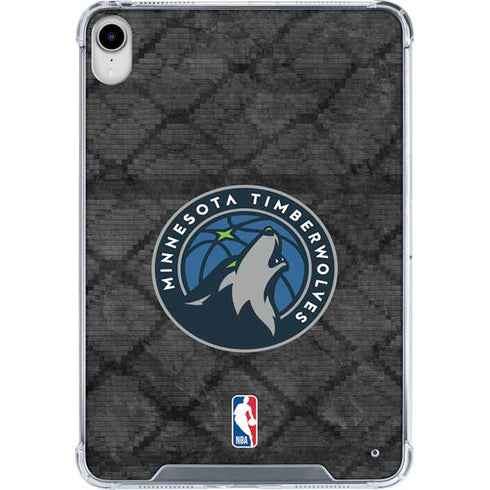 NBA Minnesota Timberwolves Dark Rust iPad 11th Gen (2025) Clear Case