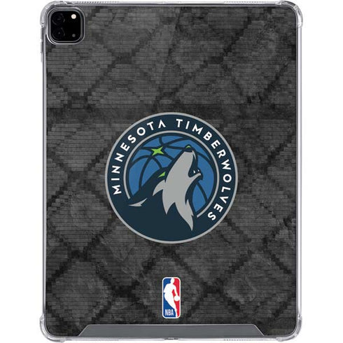 NBA Minnesota Timberwolves Dark Rust iPad Pro 12.9in (2020) Clear Case