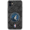 NBA Minnesota Timberwolves Dark Rust iPhone 11 Clear Case