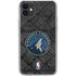 NBA Minnesota Timberwolves Dark Rust iPhone 11 Clear Case