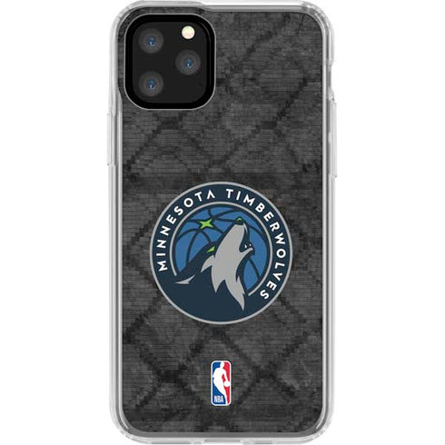 NBA Minnesota Timberwolves Dark Rust iPhone 11 Pro Clear Case